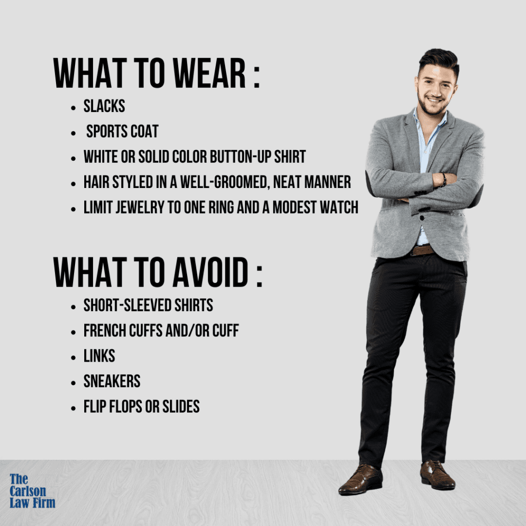 how to dress for court