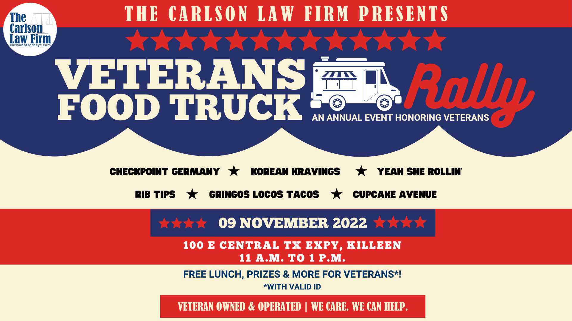 Carlson Law Firm Annual Food Truck Rally