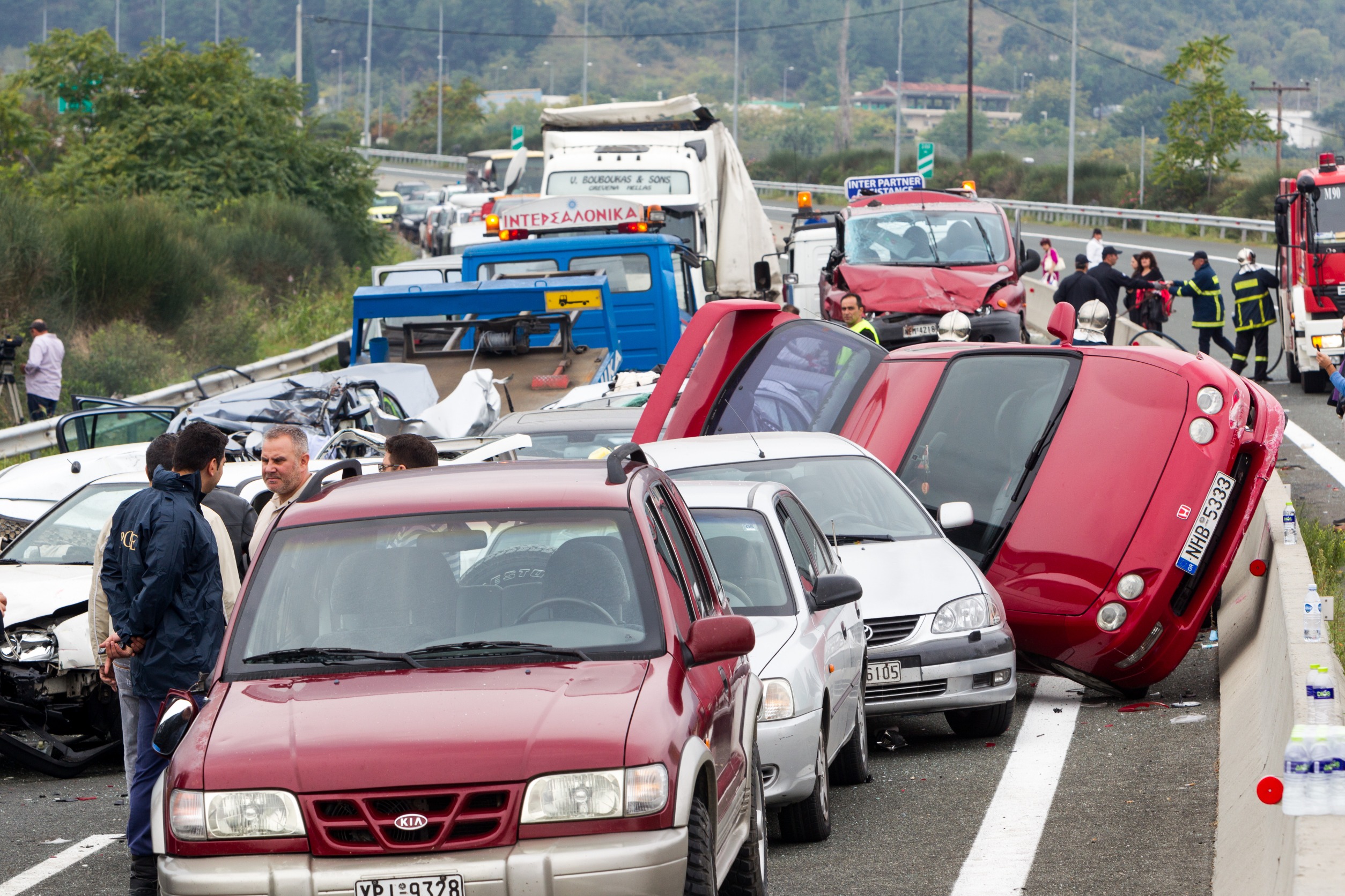 Pile up can lead to serious injuries when they occur.