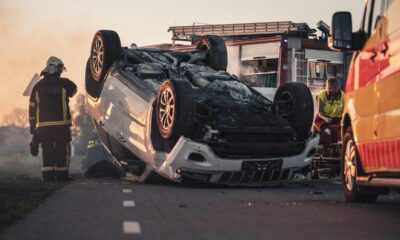 Car Crash Caused By Speeding
