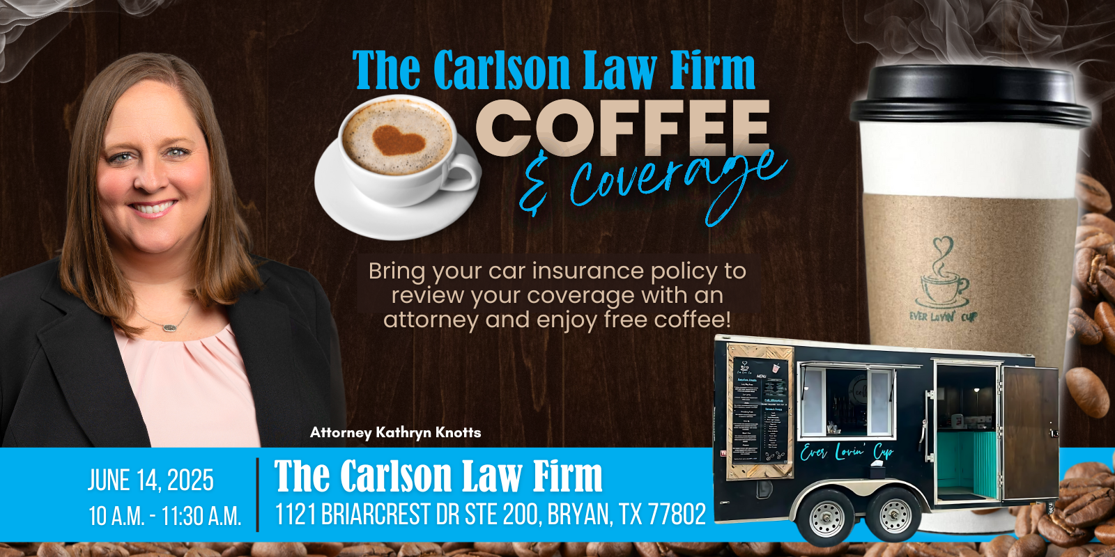 Coffee & Coverage, free coverage review with Ever Lovin' Coffee