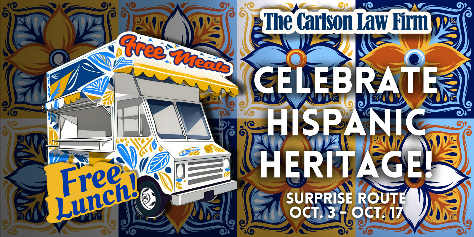 Hispanic Heritage Month 2025, HHM, Celebrate Hispanic Heritage, GastroTour, Texas Food Trucks, Attorneys in the community, support local businesses, Hispanic-owned businesses