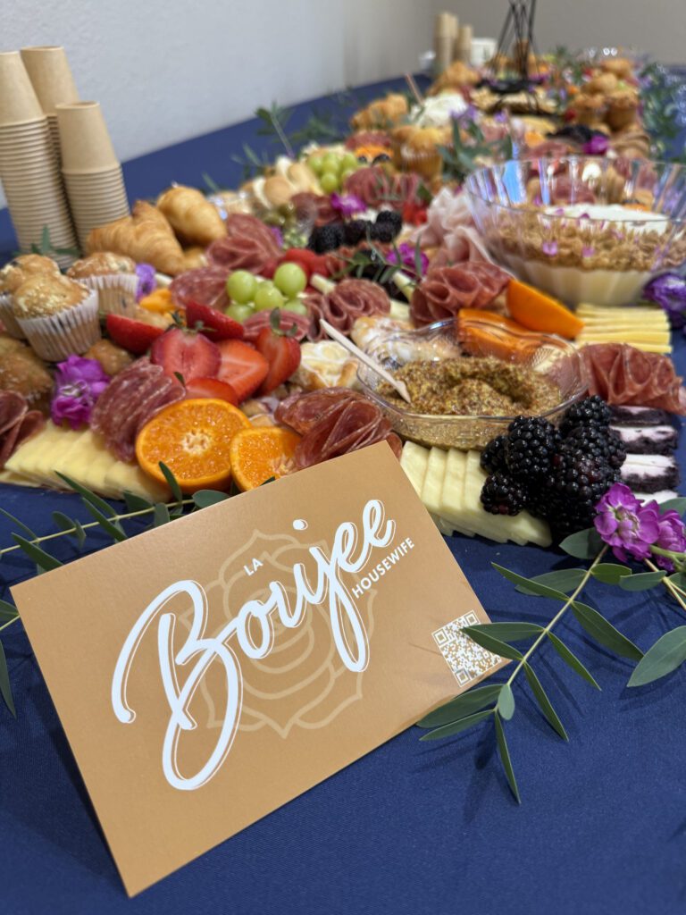 Charcuterie was provided for all guests, catered by La Boujee Housewife