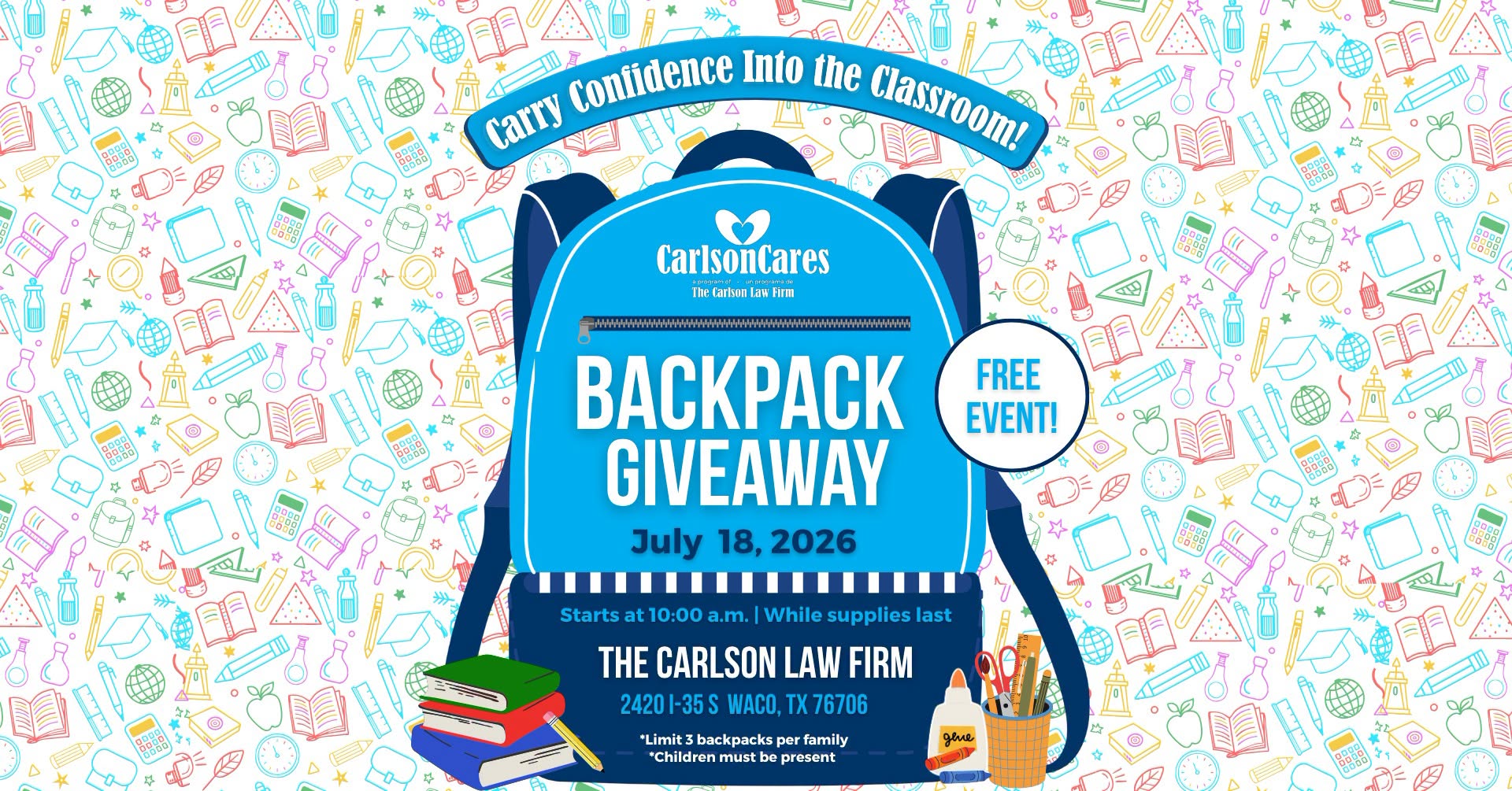 Waco Backpack Giveaway 2026