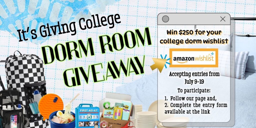 Enter The Carlson Law Firm's College Dorm Room Giveaway for a chance to win a $250 Amazon Wishlist to help prepare for move-in and the upcoming school year.