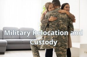 Military family preparing for a PCS move while considering child custody arrangements under Texas family law.