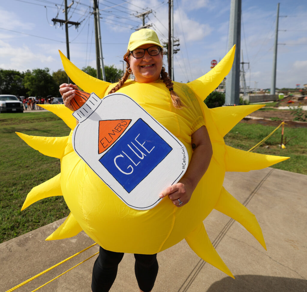 Waco Backpack Giveaway volunteer.