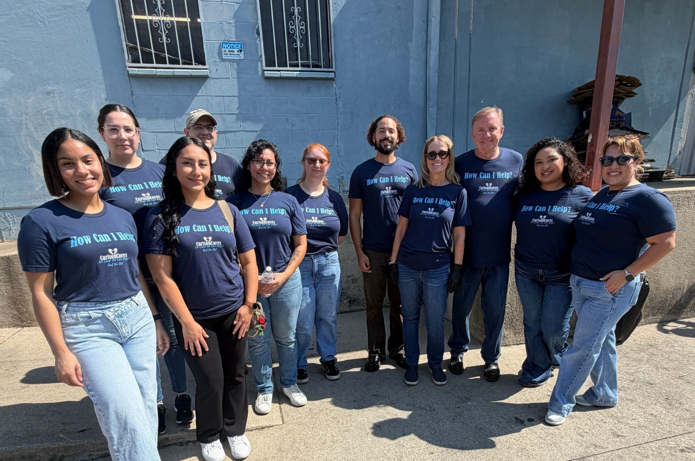 Carlson Cares volunteers at the Killeen Food Care Center in August 2026
