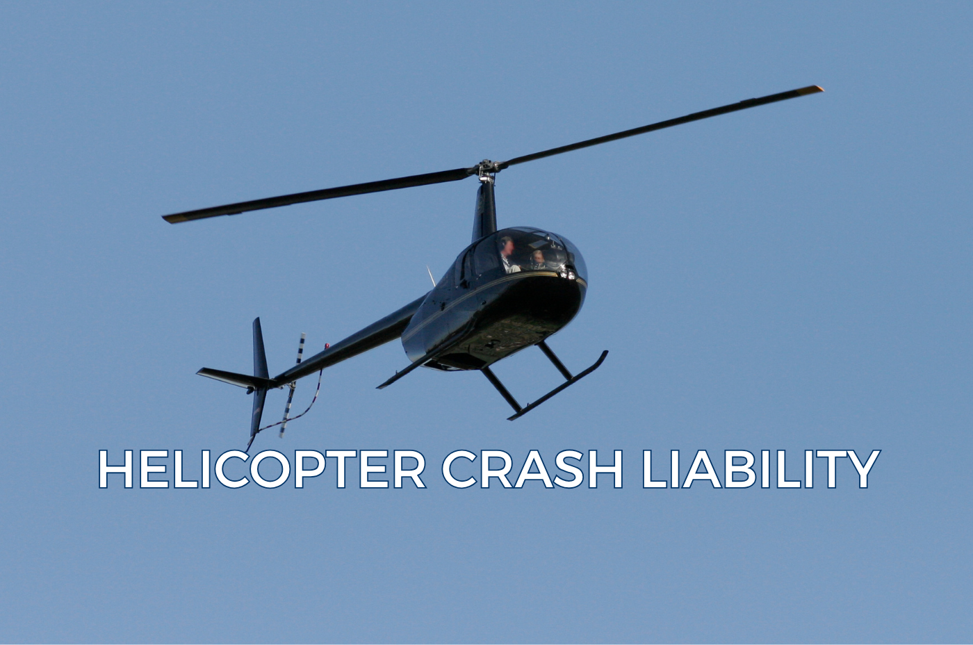 Helicopter flying against a clear blue sky