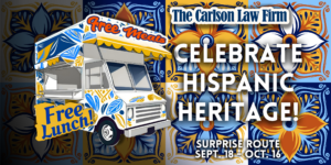 2026 Hispanic Heritage Month Food Truck Tour free food from local Hispanic-owned businesses