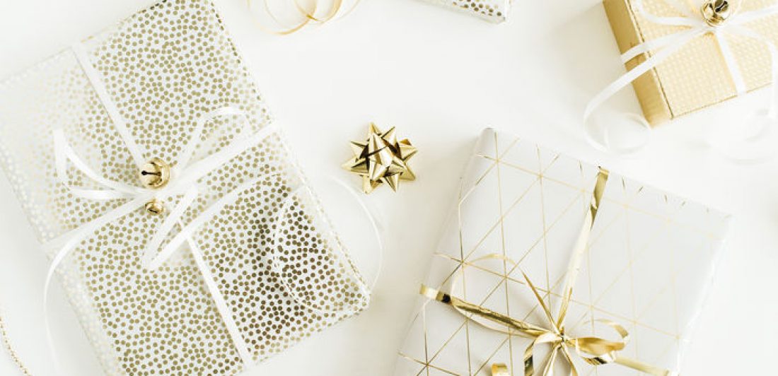 111687946_s Image of gold and white wrapped gifts