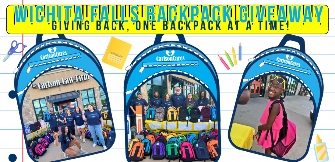 Wichita Falls Backpack Giveaway 2025 Successful