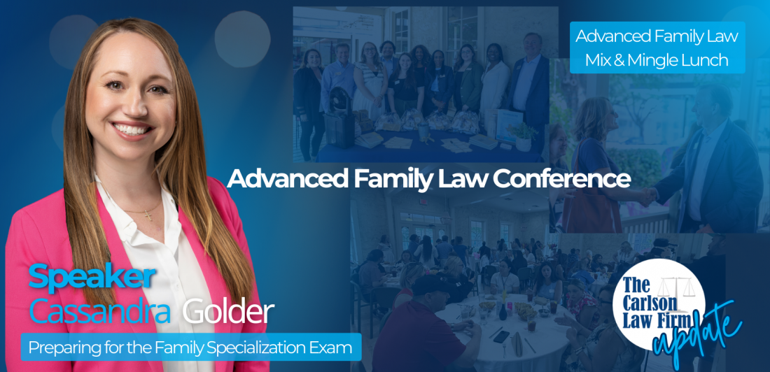 Advanced Family Law 2025 (Cassandra Speaker) Preparing for the Family Specialization Certification Board Exam