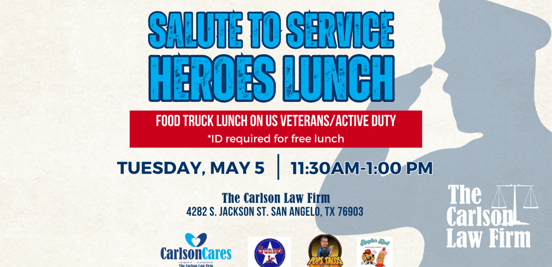 Salutes Service Members in San Angelo with Free Lunch 2026