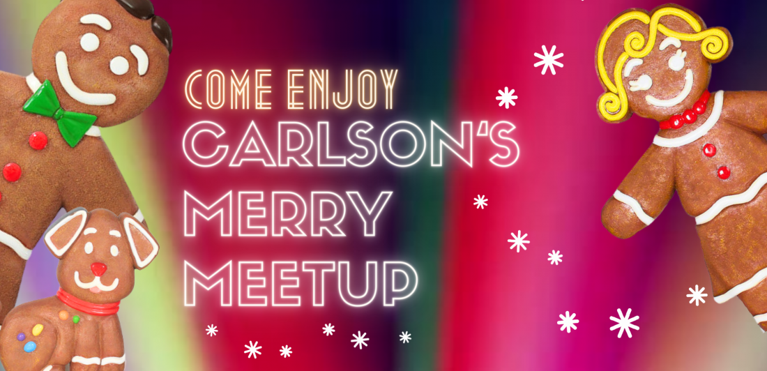 English Carlson's Merry Meetup Graphic