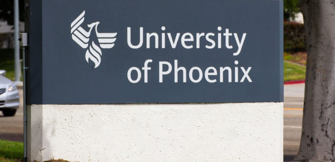 University of Phoenix Image of University of Phoenix sign