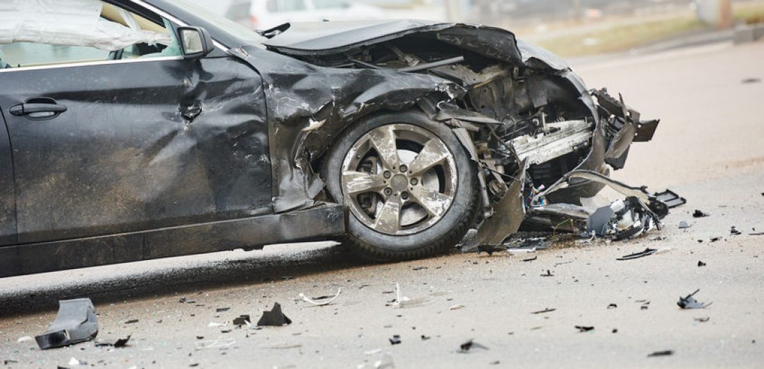 An image of a car accident