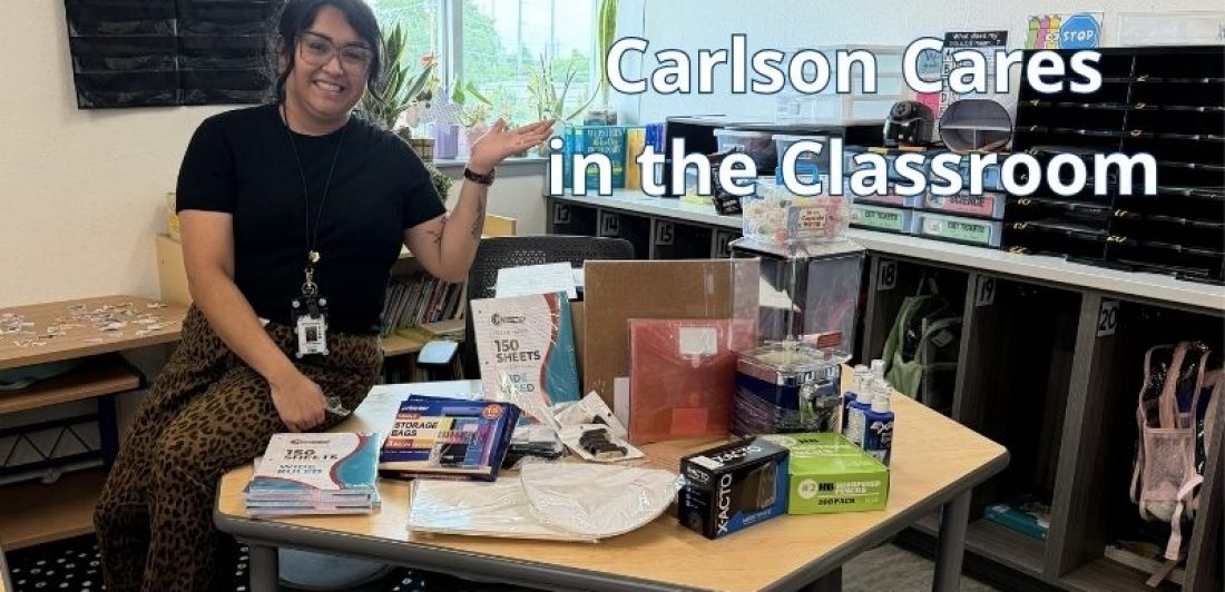 Teachers recognized through The Carlson Law Firm's Carlson Cares in the Classroom initiative, which provided classroom supplies to 24 educators across Texas.