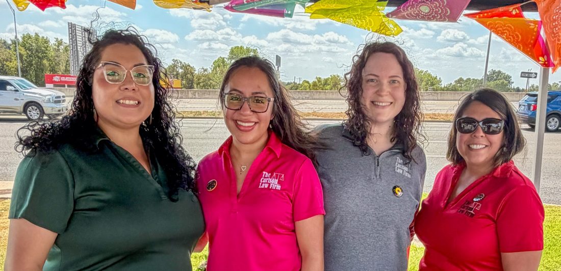 The Carlson Law Firm staff at the Temple Hispanic Heritage Month celebration.